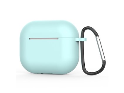 82206 techsuit silicone puzdro pre airpods 4 ultratenke hladke tyrkysove