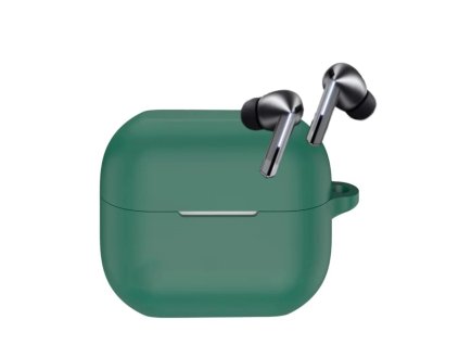 82179 techsuit silicone puzdro pre airpods 4 ultratenke hladke zelene
