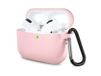 81672 7 techsuit silicone puzdro pre airpods pro 1 2 ultratenke hladke ruzove