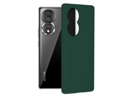 79416 techsuit soft edge silicone puzdro pre honor 80 tmavozelene