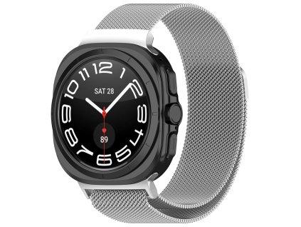 85707 techsuit watchband w009 remienok pre samsung galaxy watch ultra 47mm strieborny