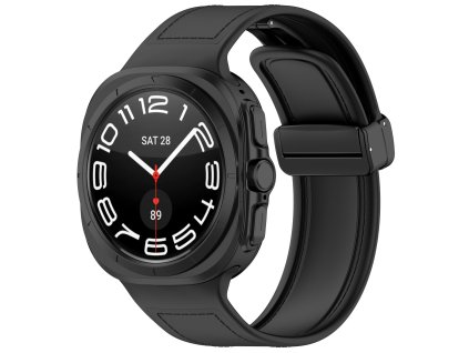 85761 techsuit watchband w056 remienok pre samsung galaxy watch ultra 47mm cierny
