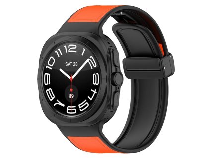 85776 techsuit watchband w056 remienok pre samsung galaxy watch ultra 47mm oranzovy