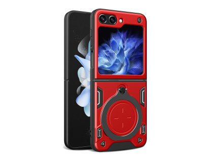 72777 techsuit camguard pro ochranny obal pre samsung galaxy z flip5 cervene