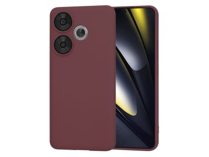 74538 techsuit softflex puzdro pre xiaomi poco f6 slivkovo cervene