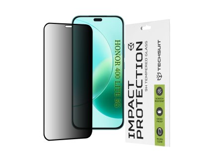 88629 2 techsuit 111d privacy tvrdene sklo honor x8b x8c 400 lite cierne