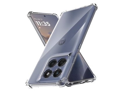 88755 techsuit shockproof clear silicone kryt pre motorola edge 60 edge 60 fusion priehladny