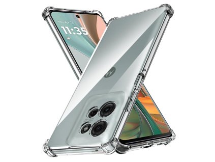88698 techsuit shockproof clear silicone kryt pre motorola moto g75 priehladny