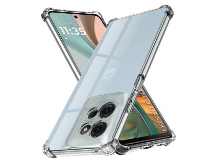 88698 6 techsuit shockproof clear silicone kryt pre motorola moto g75 priehladny