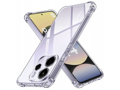 88452 techsuit shockproof clear silicone kryt pre xiaomi redmi note 14 4g 164 84 x 78 15 x 8 16 mm priehladny