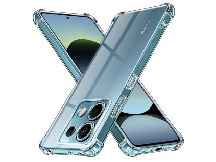 88524 techsuit shockproof clear silicone kryt pre xiaomi redmi note 14s priehladny