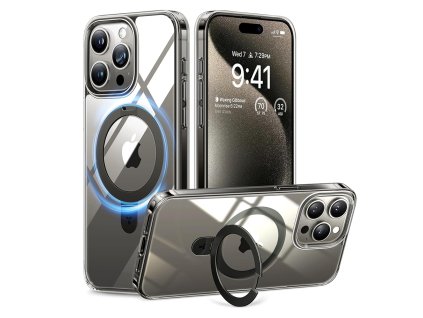 87930 6 torras ostand series kryt so stojanom pre iphone 15 pro priehladny