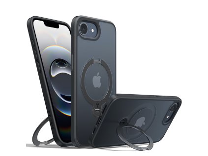87948 torras ostand spin series kryt s otocnym stojanom pre iphone 16e cierny
