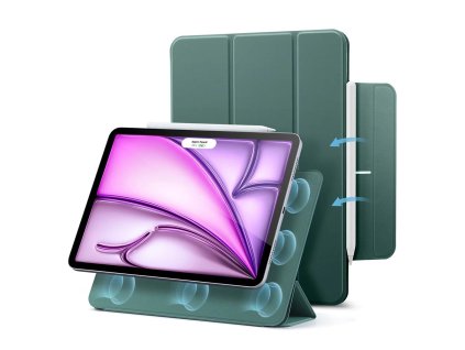 88941 esr rebound magnetic magneticke puzdro pre ipad pro 12 9 2020 2021 2022 air 13 2024 air 13 2025 tmavozelene