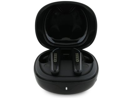 89685 guess bezdrotove sluchadla flat classic logo electroplated bluetooth 5 4 tws mikrofon 300 mah cierne