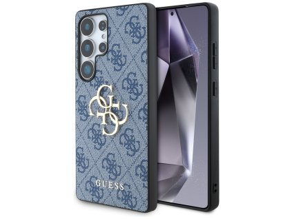 89352 guess hardcase 4g big logo kryt na samsung galaxy s25 ultra modra
