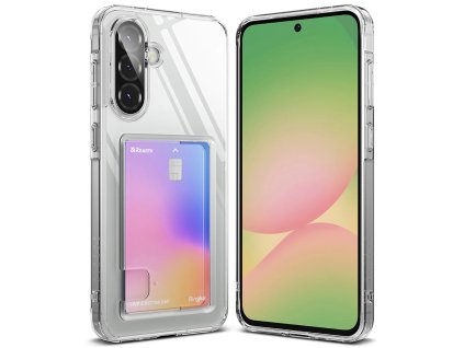 89169 ringke fusion card ochranny kryt s priehradkou na kartu pre samsung galaxy a36 5g a56 5g priehladny