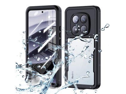 89166 shellbox waterproof ip68 case vodeodolne puzdro ip68 pre xiaomi redmi note 14 pro 5g poco x7 cierne