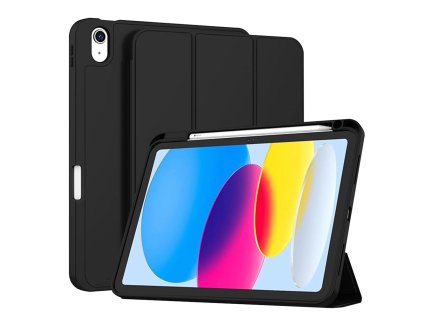 88836 techsuit flex trifold skladacie puzdro s drziakom na stylus pre ipad 10 2022 10 9 11 2025 cierne