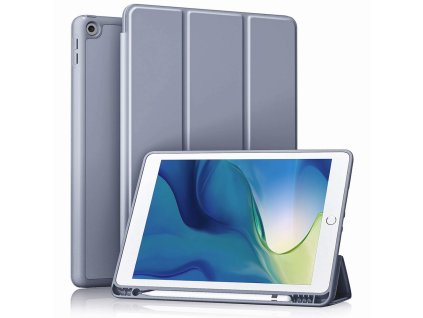 88878 techsuit flex trifold skladacie puzdro s drziakom na stylus pre ipad 10 2 2019 2020 2021 fialove