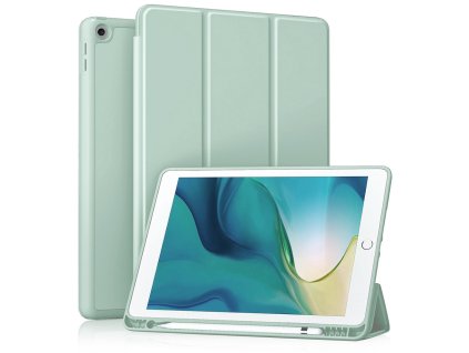 88884 techsuit flex trifold skladacie puzdro s drziakom na stylus pre ipad 10 2 2019 2020 2021 matcha zelene