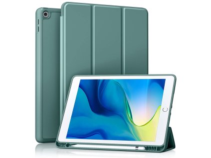 88881 techsuit flex trifold skladacie puzdro s drziakom na stylus pre ipad 10 2 2019 2020 2021 zelene