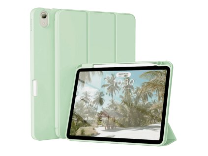 88899 5 techsuit flex trifold skladacie puzdro s drziakom na stylus pre ipad air 4 2020 air 5 2022 matcha zelene