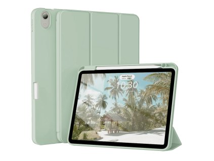 88899 techsuit flex trifold skladacie puzdro s drziakom na stylus pre ipad air 4 2020 air 5 2022 matcha zelene