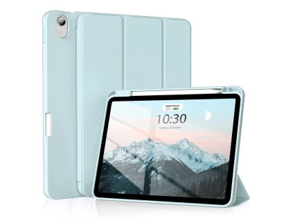 88887 techsuit flex trifold skladacie puzdro s drziakom na stylus pre ipad air 4 2020 air 5 2022 svetlomodre