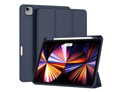 88857 techsuit flex trifold skladacie puzdro s drziakom na stylus pre ipad pro 11 2018 2020 2021 2022 tmavomodre