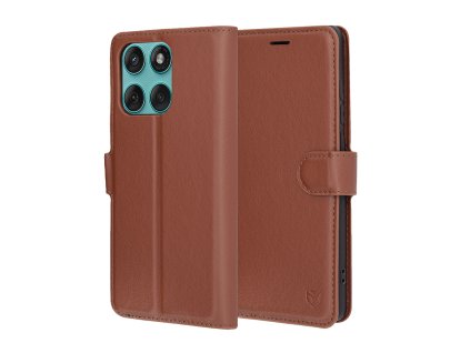 89217 techsuit leather folio kozene puzdro pre motorola edge 60 edge 60 fusion hnede