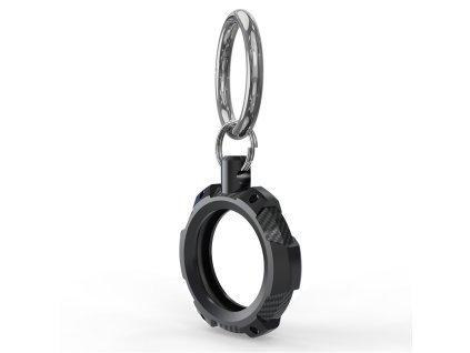 89286 techsuit rugged armor pro secure holder ochranne puzdro s kovovym kruzkom pre apple airtag cierne