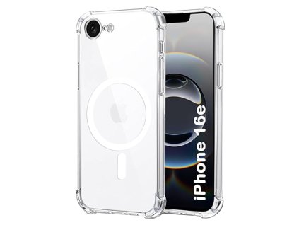 89631 6 techsuit shockproof clear silicone magsafe priehladne silikonove ochranne puzdro pre iphone 16e priehladne