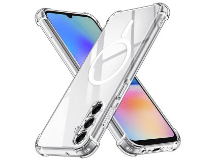 89559 2 techsuit shockproof clear silicone magsafe priehladne silikonove ochranne puzdro pre samsung galaxy a05s priehladne