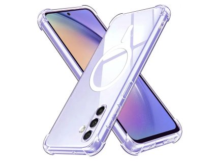 89553 6 techsuit shockproof clear silicone magsafe priehladne silikonove ochranne puzdro pre samsung galaxy a54 priehladne