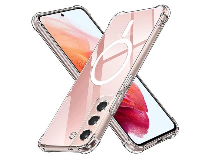 89577 2 techsuit shockproof clear silicone magsafe priehladne silikonove ochranne puzdro pre samsung galaxy s21 5g priehladne