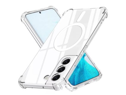 89589 2 techsuit shockproof clear silicone magsafe priehladne silikonove ochranne puzdro pre samsung galaxy s22 5g priehladne