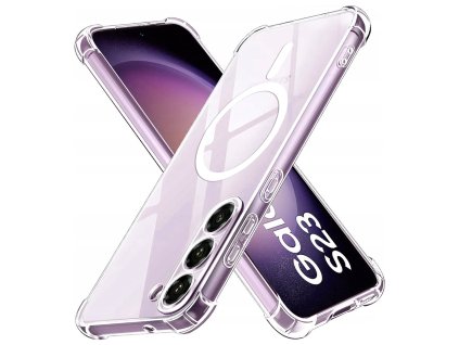 89598 techsuit shockproof clear silicone magsafe priehladne silikonove ochranne puzdro pre samsung galaxy s23 priehladne