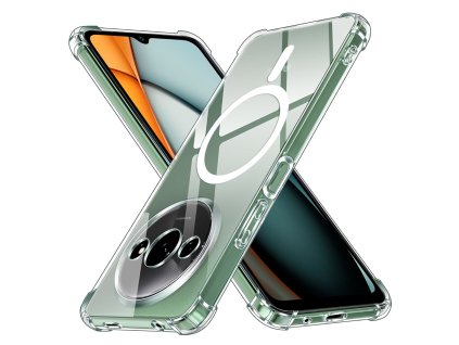 89664 techsuit shockproof clear silicone magsafe priehladne silikonove ochranne puzdro pre xiaomi redmi a3 redmi a3x priehladne