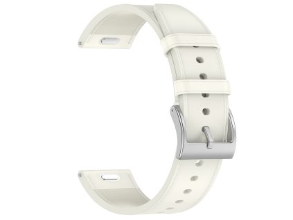 89400 techsuit watchband 20 mm w073 remienok pre samsung galaxy watch 4 5 active 2 huawei watch gt 3 42 mm gt 3 pro 43 mm biely