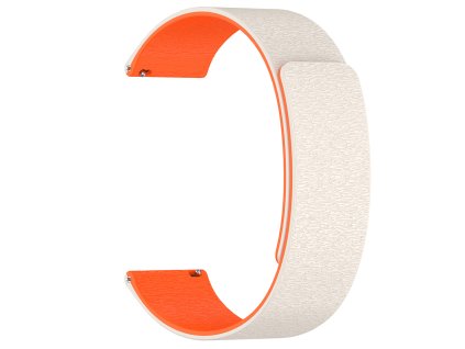 89430 techsuit watchband 20 mm w074 remienok pre samsung galaxy watch 4 5 active 2 huawei watch gt 3 42 mm gt 3 pro 43 mm bezovo oranzovy