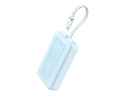 89859 anker zolo powerbanka s kapacitou 20 000 mah 30 w usb c a usb a vystupy s integrovanym kablom usb c svetlomodra