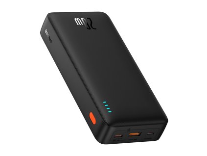 89772 baseus airpow powerbanka usb usb c micro usb 20 w 20000 mah cierna