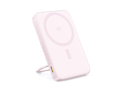 89892 baseus picogo powerbanka usb c qi2 20 w 5000 mah otocny stojan kabel usb c ruzova