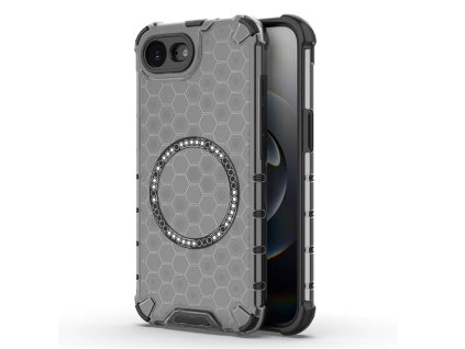 90204 techsuit honeycomb shield magsafe ochranny obal na iphone 16e cierny