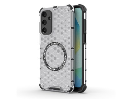 90117 techsuit honeycomb shield magsafe ochranny obal na samsung galaxy a16 4g a16 5g biely