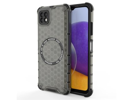 90066 7 techsuit honeycomb shield magsafe ochranny obal na samsung galaxy a22 5g cierny