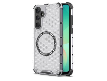 90147 techsuit honeycomb shield magsafe ochranny obal na samsung galaxy a26 5g biely