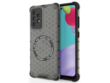 90072 techsuit honeycomb shield magsafe ochranny obal na samsung galaxy a52 4g a52 5g a52s 5g cierny