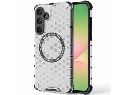 90153 techsuit honeycomb shield magsafe ochranny obal na samsung galaxy a56 5g biely